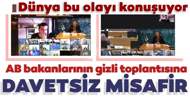 AB bakanlarının gizli toplantısına davetsiz misafir