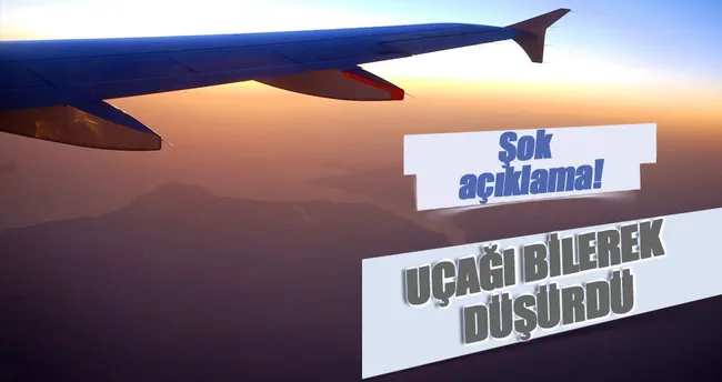 Öğrenci pilot uçağı bilerek düşürdü