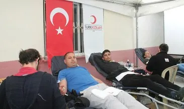 Mehmetçiğe kan bağışı desteği