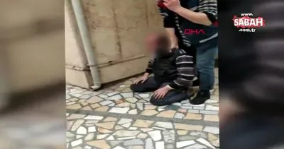 Bursa’da kız çocuğuna saldıran sapığa vatandaşlardan feci dayak kamerada | Video