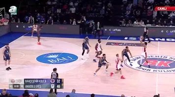 Bahçeşehir Koleji 41-58 Anadolu Efes (3. Periyot Sonucu)