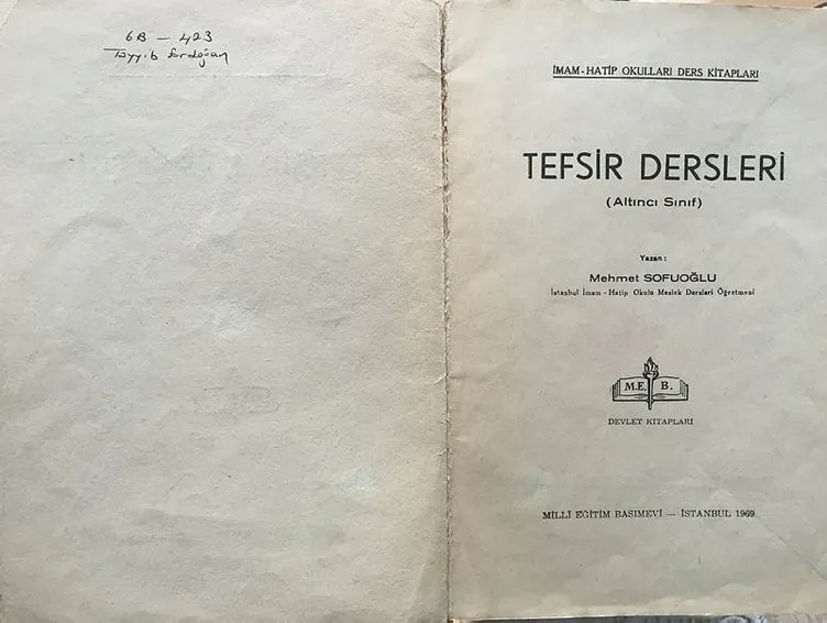Cumhurbaşkanı Erdoğan’ın 45 yıllık ders kitabı tesadüfen ortaya çıktı