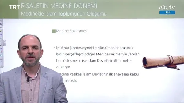 EBA TV - Lise - Medine'de İslam Toplumunun Oluşumu