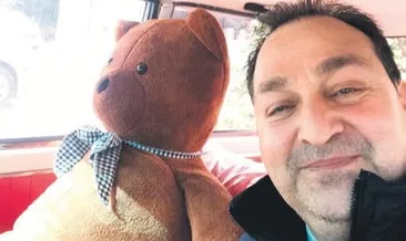 Eşi ile arasına pelüş ayı girdi