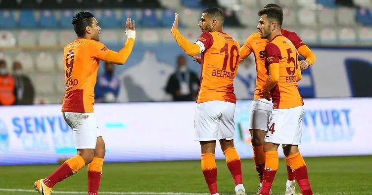 Galatasaray 10 kişiyle 3 puanı kaptı! BB Erzurumspor 1-2 Galatasaray