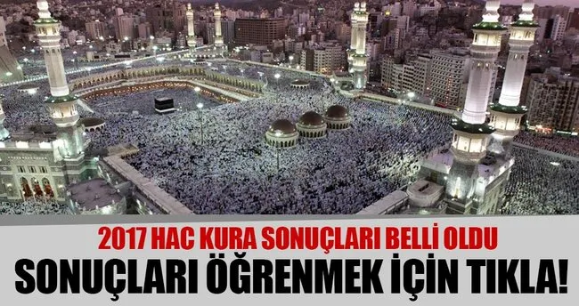 diyanet ten son dakika 2017 hac kura