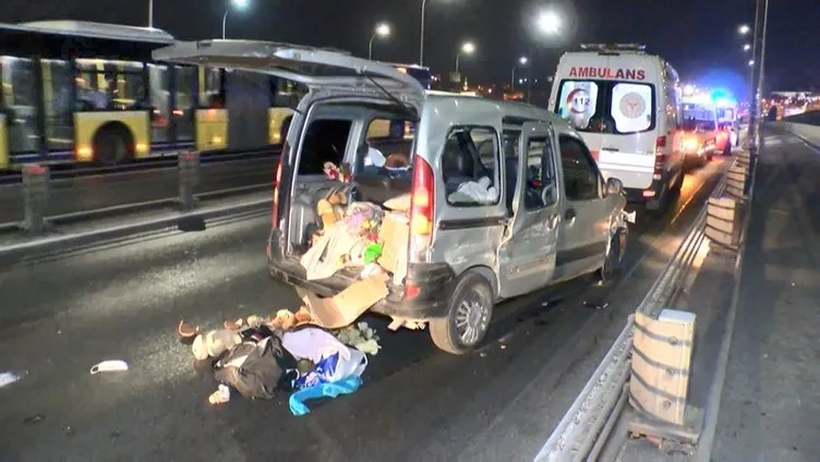 Haliç’te yürek yakan kaza: Araçtan yola fırlayan çocuk bariyerlere çarparak öldü