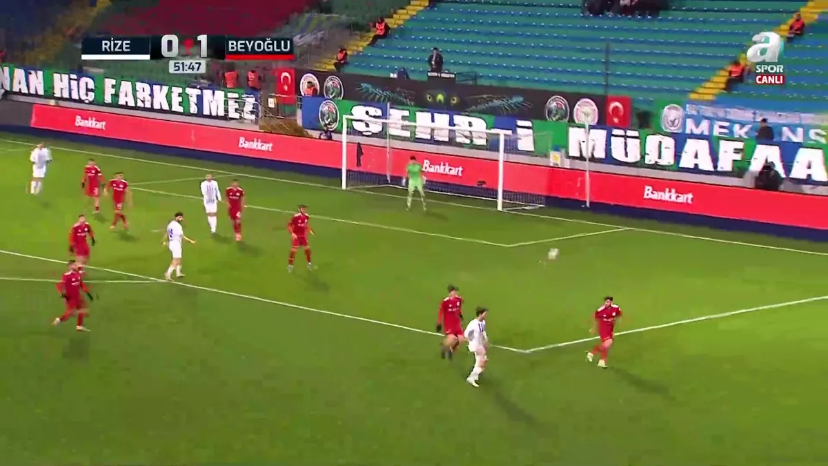 GOL | Rizespor 1-1 Beyoğlu Yeni Çarşıspor videosunu izle | Son Dakika Haberleri