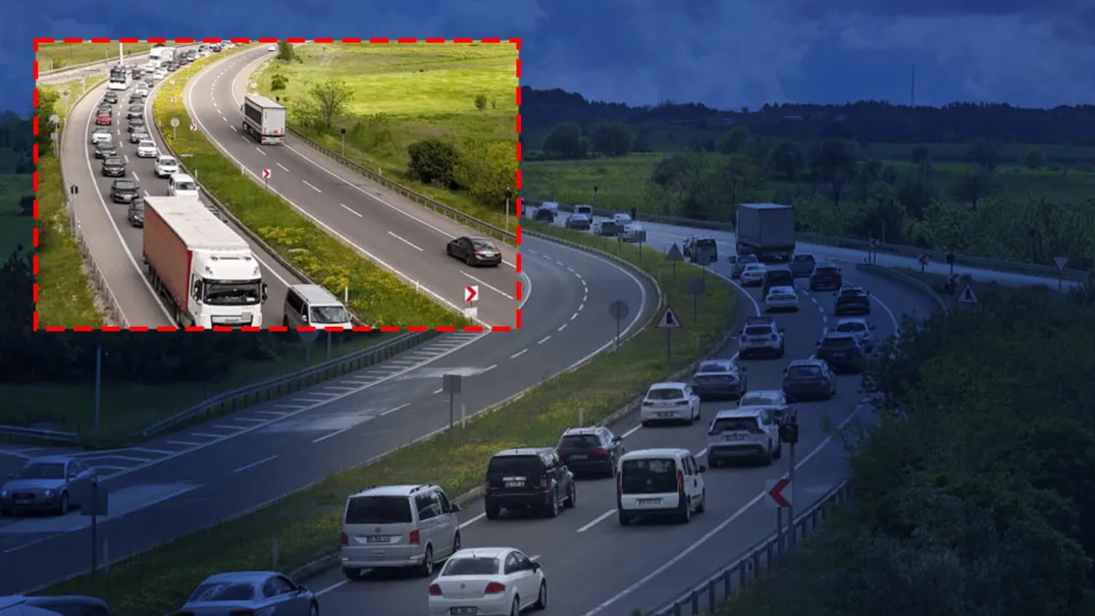 Kurban Bayramı tatili bitti: Dönüş yolu trafik çilesi bitmedi! O yollar dron ile görüntülendi Kurban Bayramı tatili bitti: Dönüş yolu trafik çilesi bitmedi! O yollar dron ile görüntülendi