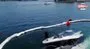 Erdek Limanı'nda lüks yat yanarak böyle battı | Video