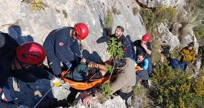 Alanya'da yamaç paraşütü kazası! 1 yaralı #antalya
