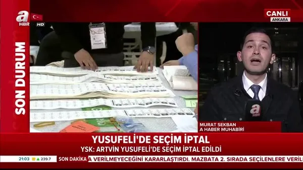 CHP'nin itirazları sonrasında Artvin Yusufeli'nde seçimler iptal edildi!
