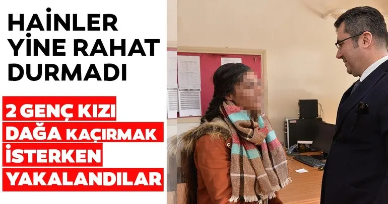 Son dakika: PKK’lı teröristler 2 genç kızı dağa kaçırırken yakalandı