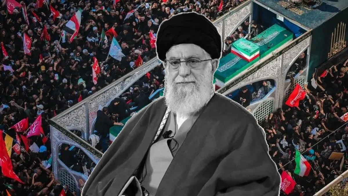 Hamaney için Meşhed’de cenaze töreni düzenlendi Hamaney için Meşhed’de cenaze töreni düzenlendi