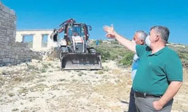 Çeşme’de kaçağa yıkım