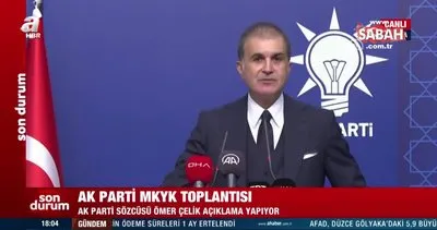 SON DAKİKA | AK Parti Sözcüsü Ömer Çelik’ten Batı’ya sert tepki: Bu dil terör dilidir | Video