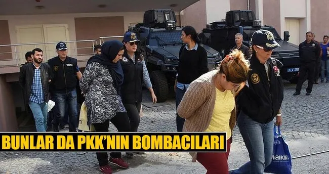 İzmir’e bombalı saldırı için gelen terörist ile yardım eden 14 kişi adliyede