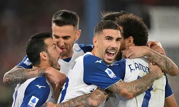 İtalya Serie A’da başkent derbisinde Lazio, Roma’yı tek golle devirdi