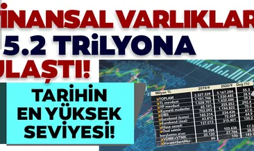 Finansal varlıklar 5.2 trilyona ulaştı