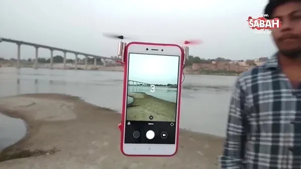 Selfie'de yeni akım: Mini drone selfie!