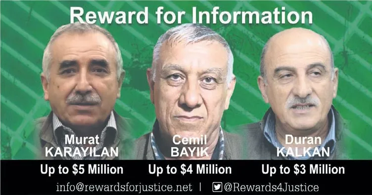 ABD, başlarına ödül koydu