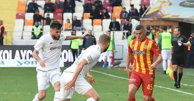 Yeni Malatyaspor ile Konyaspor yenişemedi! Yeni Malatyaspor 1-1 Konyaspor MAÇ SONUCU