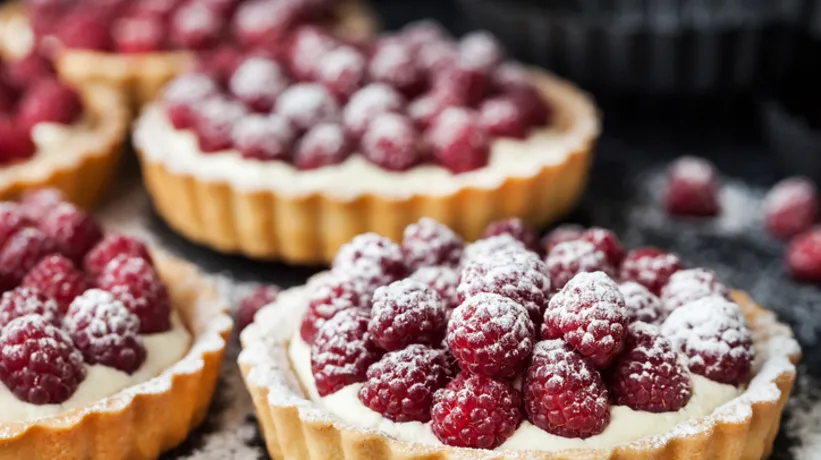 Enfes çay saatlerine: Ahududulu mini tart tarifi