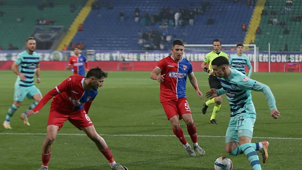 Türkiye Kupası'nda Ç.Rizespor, Silivrispor'u eledi! Gol düellosu...