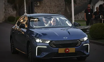 Başkan Recep Tayyip Erdoğan’a TOGG T10F teslim edildi