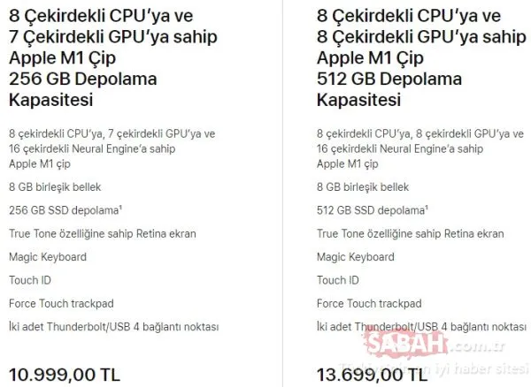Apple MacBook Pro, MacBook Air ve Mac Mini Türkiye fiyatları kaç lira? Fiyatları ne kadar? Özellikleri nedir?