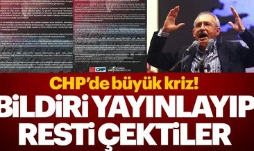 CHP İstanbul Gençlik Kolları ayaklandı! CHP’de sular durulmuyor