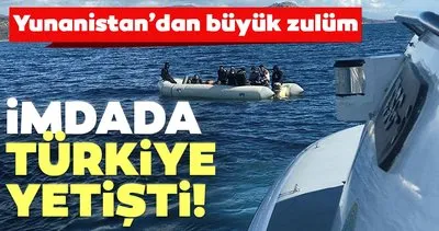 Yunanistan’dan ’göçmen’ zulmü! İmdada Türkiye yetişti