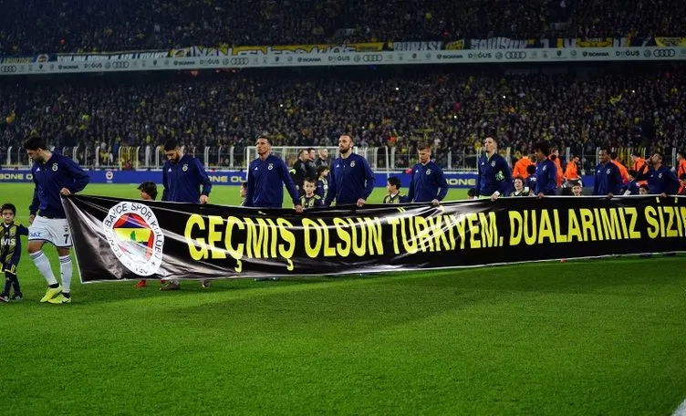 Fenerbahçe - Başakşehir maçında Elazığ ve Malatya unutulmadı