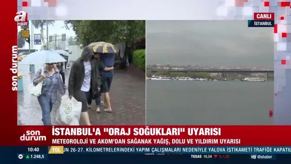 SON DAKİKA! İstanbul'a oraj soğukları geliyor! Meteoroloji uyardı! Kuvvetli sağanak bekleniyor | Video