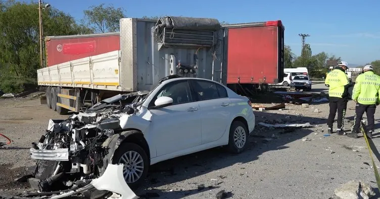 Kırıkkale’de feci kaza: 1 ölü, 2 yaralı