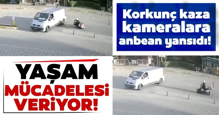 Antalya’daki korkunç kaza kameralara anbean yansıdı!