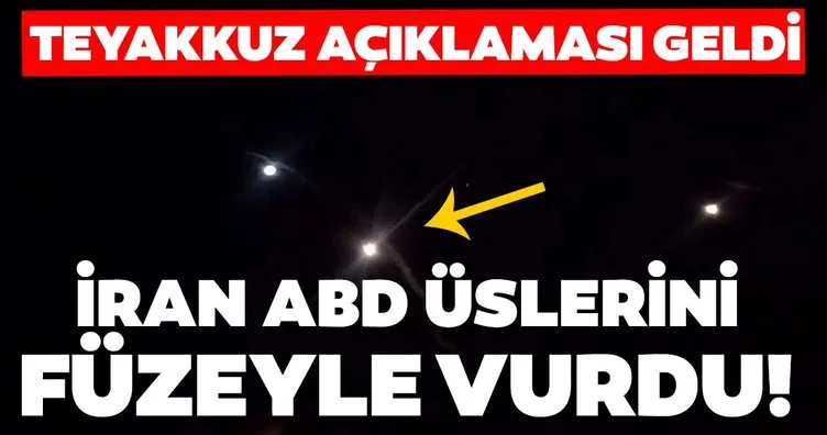 Son Dakika | İran ABD'nin Al-Esad ve Erbil'deki üslerini füzelerle vurdu! Trump'tan ilk açıklama geldi; o görüntüler...