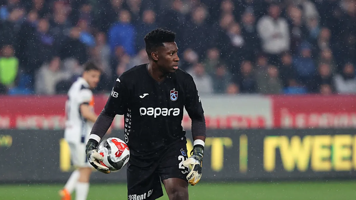 Trabzonspor'da kupada Onana resitali