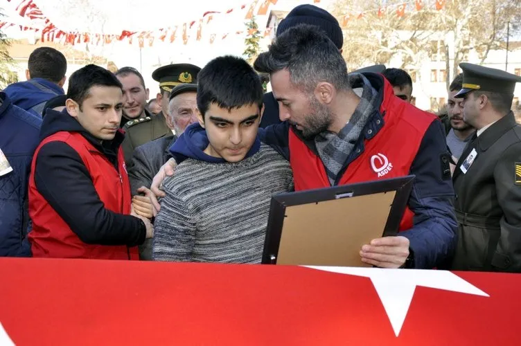 Tel Abyad şehidi teğmen Sinan Bilir, Tokat'ta son yolculuğa uğurlandı