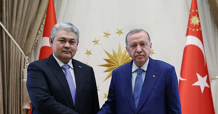 Başkan Erdoğan, Kazakistan Dışişleri Bakanı Yermek Koşerbayev’i kabul etti