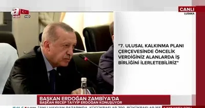 Cumhurbaşkanı Erdoğan: Aralık başı gibi Zambiya uçuşlarını başlatacağız