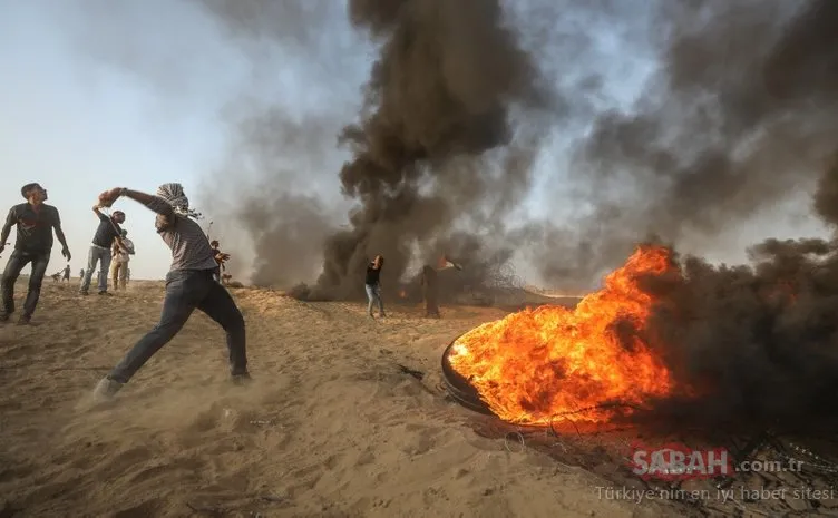 Vahşi İsrail saldırısından sıcak kareler
