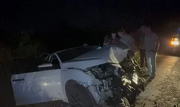 Balıkesir'de zincirleme kaza! 3 araç birbirine girdi: 9 yaralı #balikesir