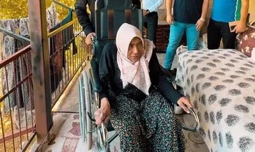 El arabasından kurtuldu, tekerlekli sandalyeye kavuştu #adana