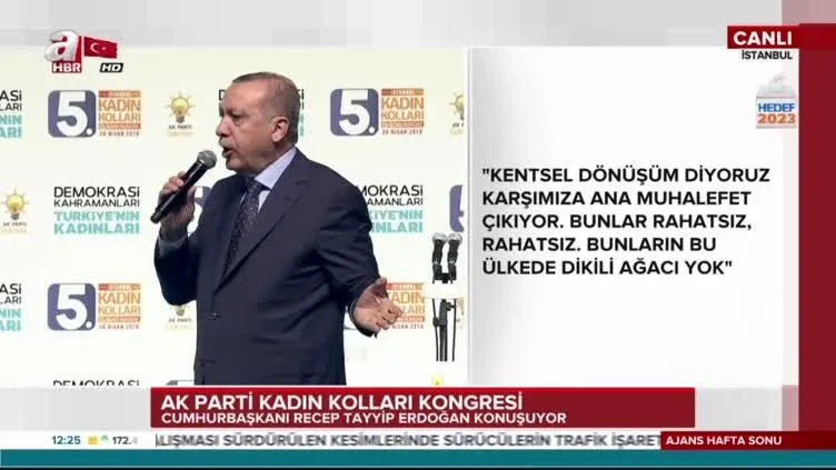 Cumhurbaşkanı Erdoğan