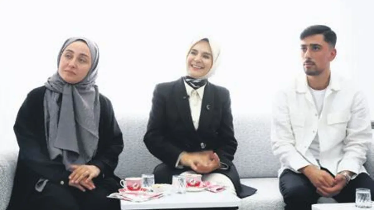 Göktaş yeni evli çiftin misafiri oldu