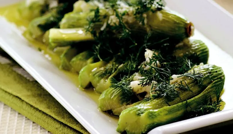 Sarmısaklı Kabak Mezesi Tarifi - Zeytinyağlılar ve Mezeler ...