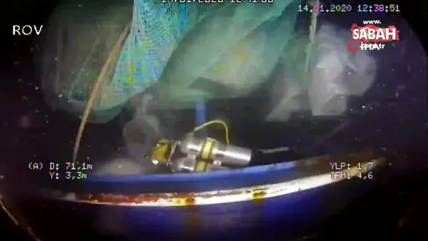 İstanbul Sarıyer'de batan balıkçı teknesinde deniz dibinde Mehmetçiklerin kurtarma çalışması görüntüleri ortaya çıktı