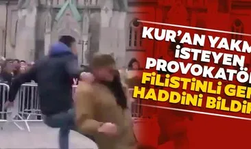 Norveç’te İslam karşıtı gösterilere Filistinli genç damga vurdu!