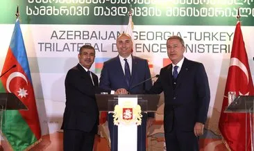 Bakan Akar, Azerbaycan ve Gürcistan Savunma Bakanları ile görüştü